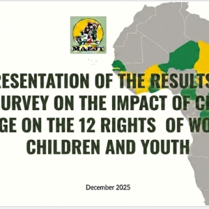 MAEJT Report on the Impact of Climate Change on Working Children and Youth (WCY)